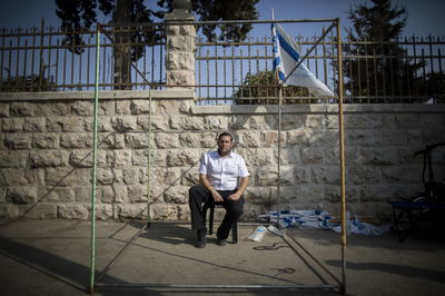 דגן במאהל המחאה