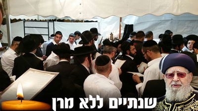 תיעוד: מתפללים על ציונו של מרן הגר"ע יוסף זצוק"ל