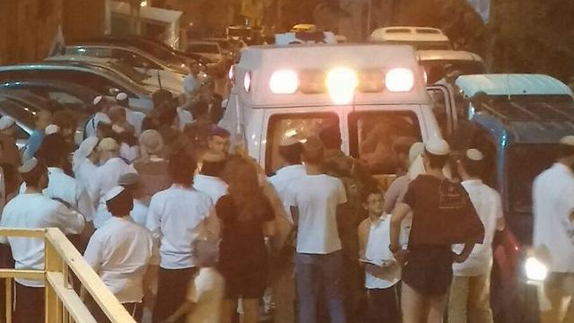 מתיישבים מעכבים את פינוי המחבל, הערב בחברון