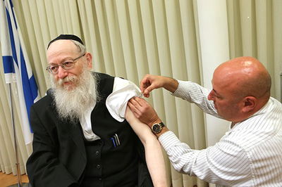 ליצמן מתחסן, הבוקר