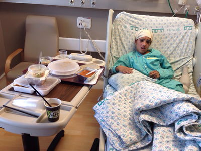 אחמד מנאסרה בבית החולים