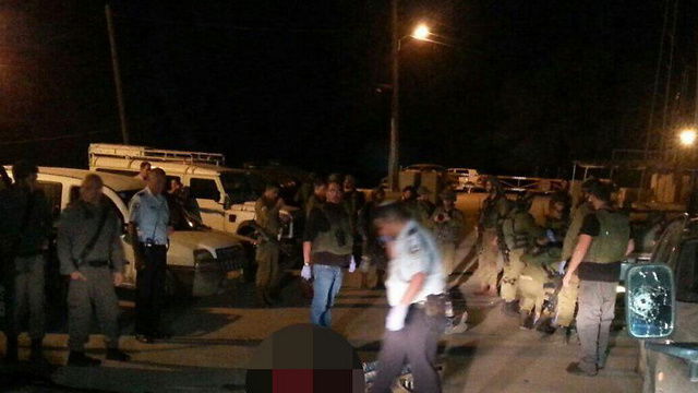 זירת הפיגוע, הערב