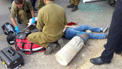 זירת הפיגוע