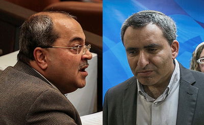 אחמד טיבי סילק את זאב אלקין מבימת הכנסת: "אני הריבון כאן"