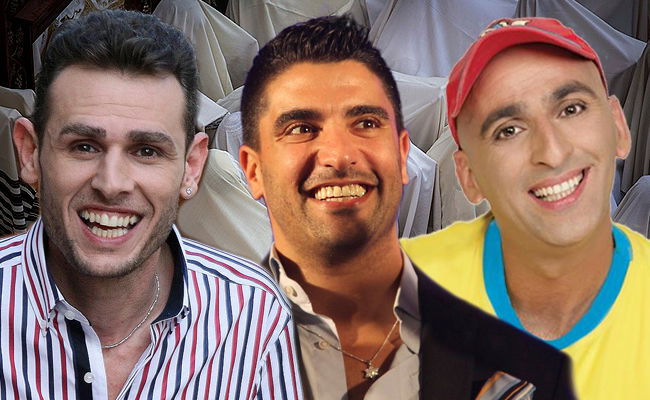 יובל (המבולבל) שם טוב, משה פרץ ומושיק עפייה, משתתפים ב"מבצע"