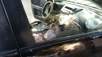 התינוקת ברכב