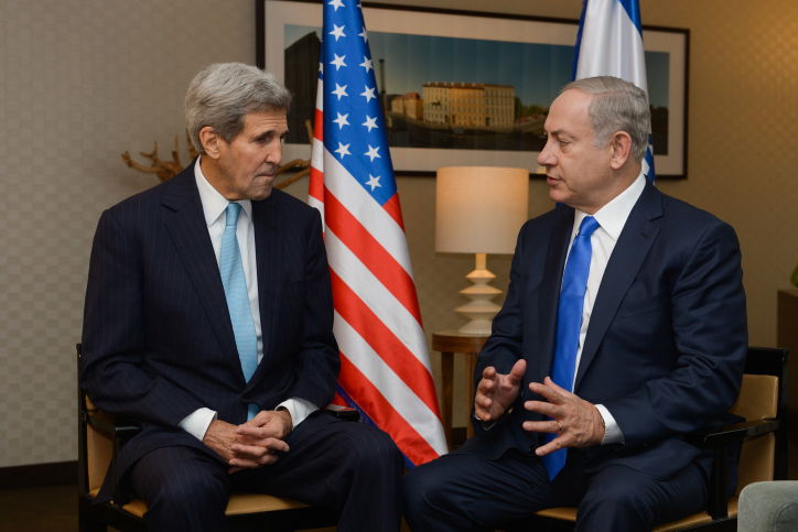 נתניהו וקרי בפתח פגישתם