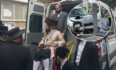 יו"ט ליפא נייהוז בזירת הפיגוע, מברך "שעשה לי נס"