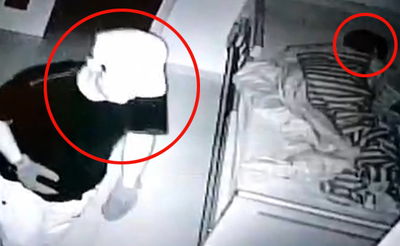 הפורץ הסתובב בבית ליד הילדים הישנים • צפו בווידאו