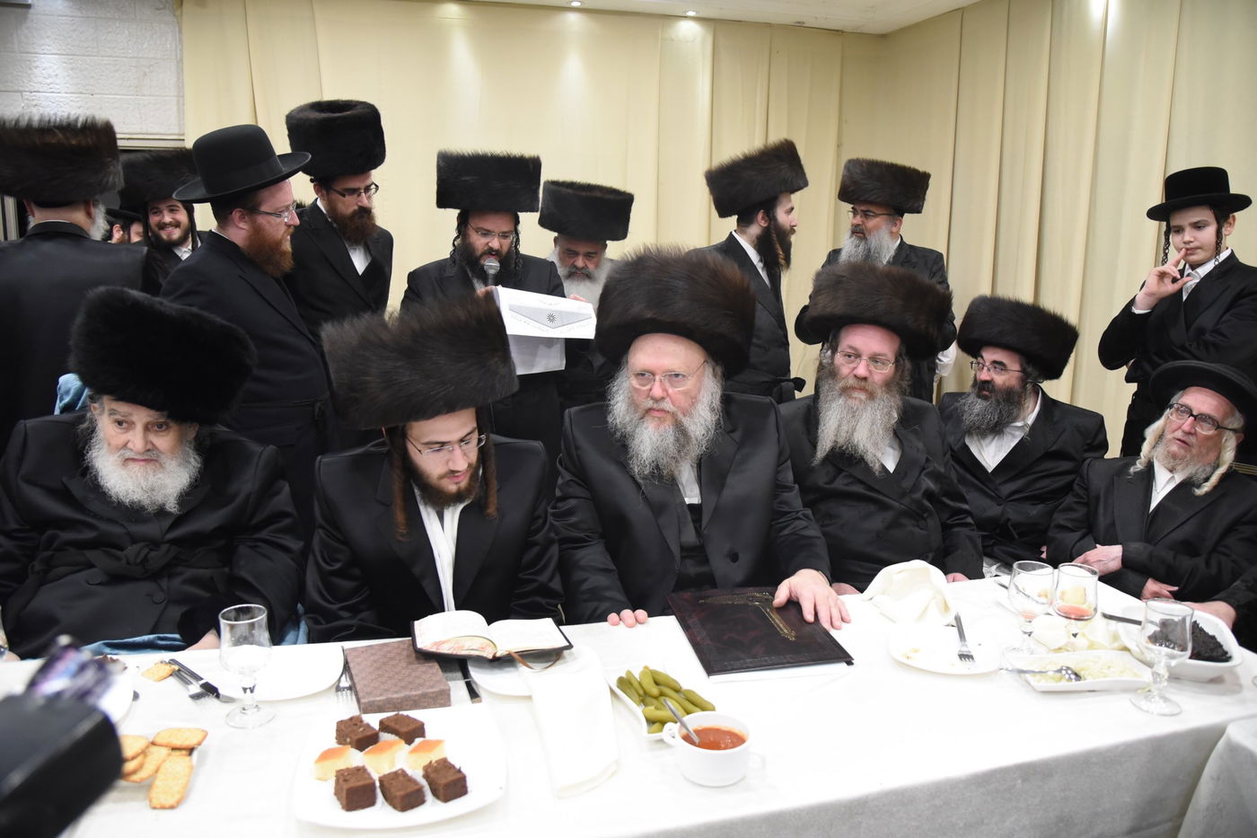 גלריה: חתונת בתו של הרב מרדכי בריסק