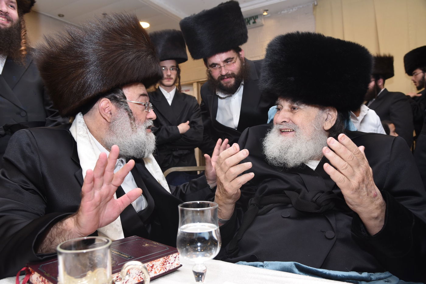 גלריה: חתונת בתו של הרב מרדכי בריסק