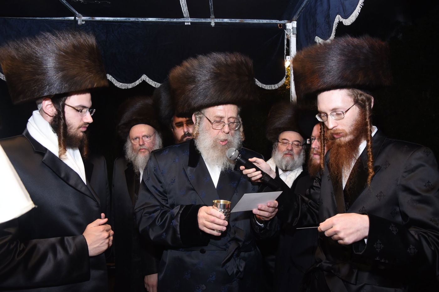 גלריה: חתונת בתו של הרב מרדכי בריסק