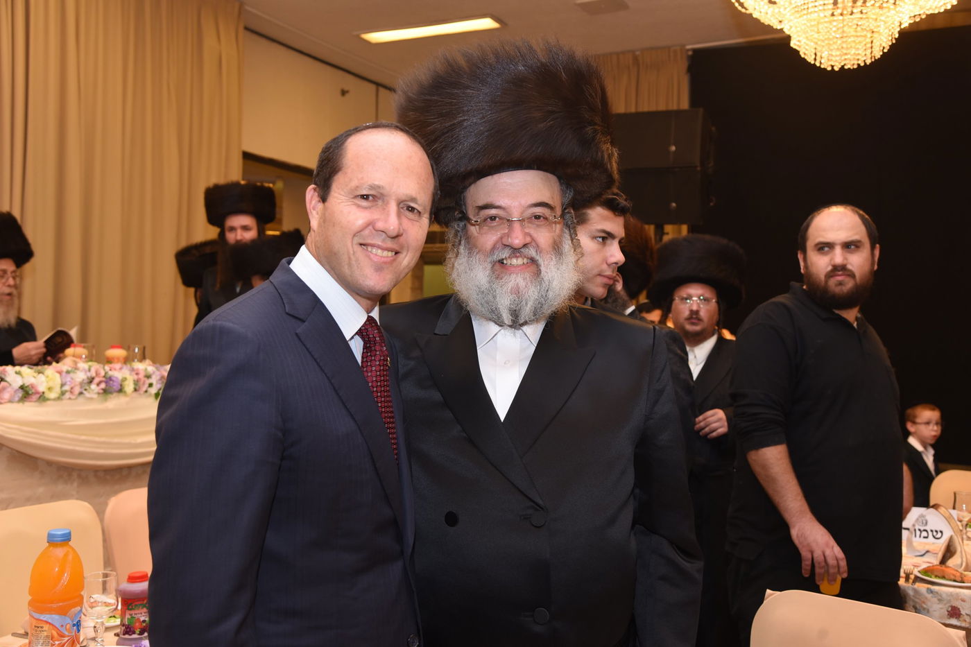 גלריה: חתונת בתו של הרב מרדכי בריסק