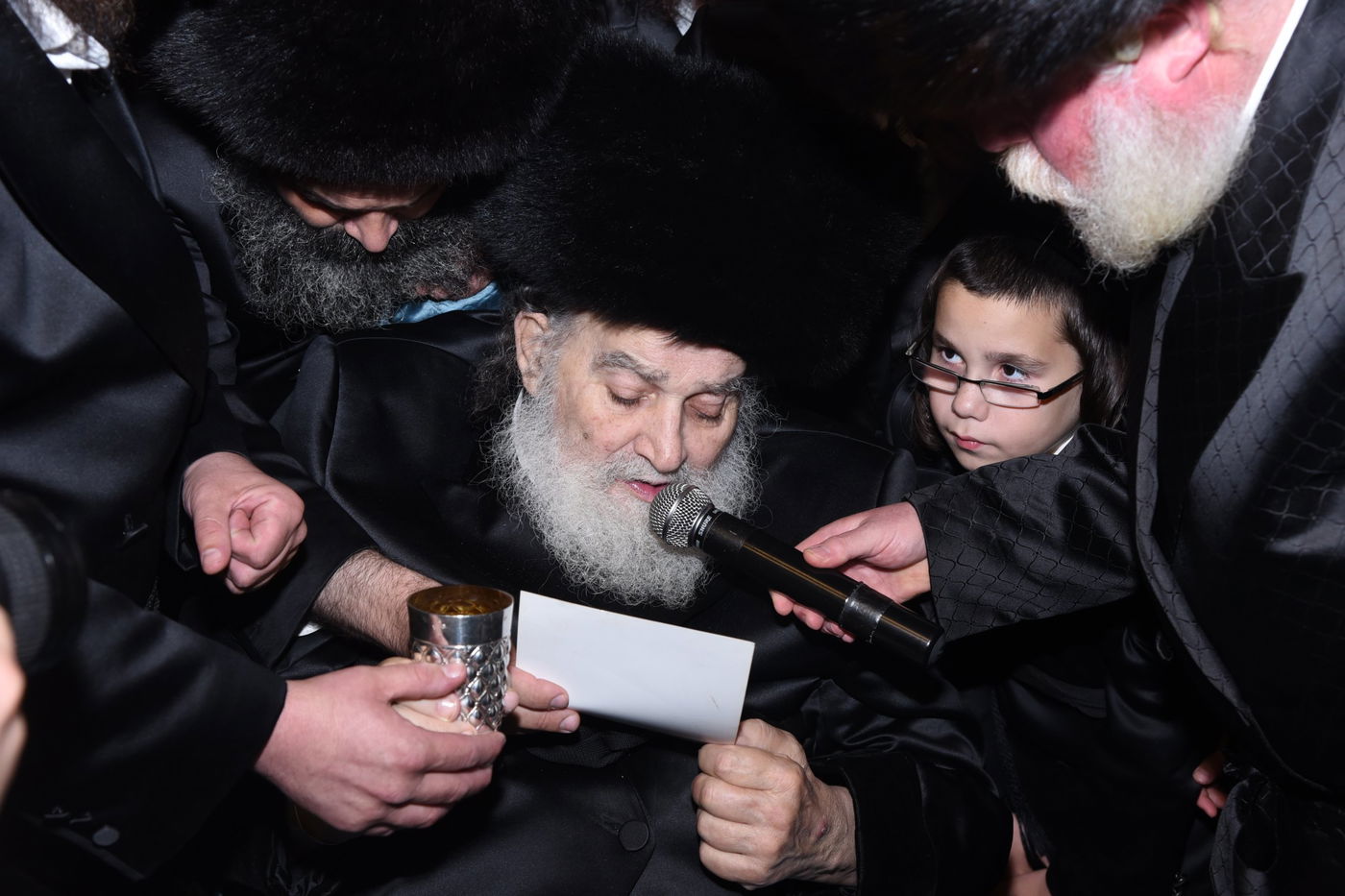 גלריה: חתונת בתו של הרב מרדכי בריסק