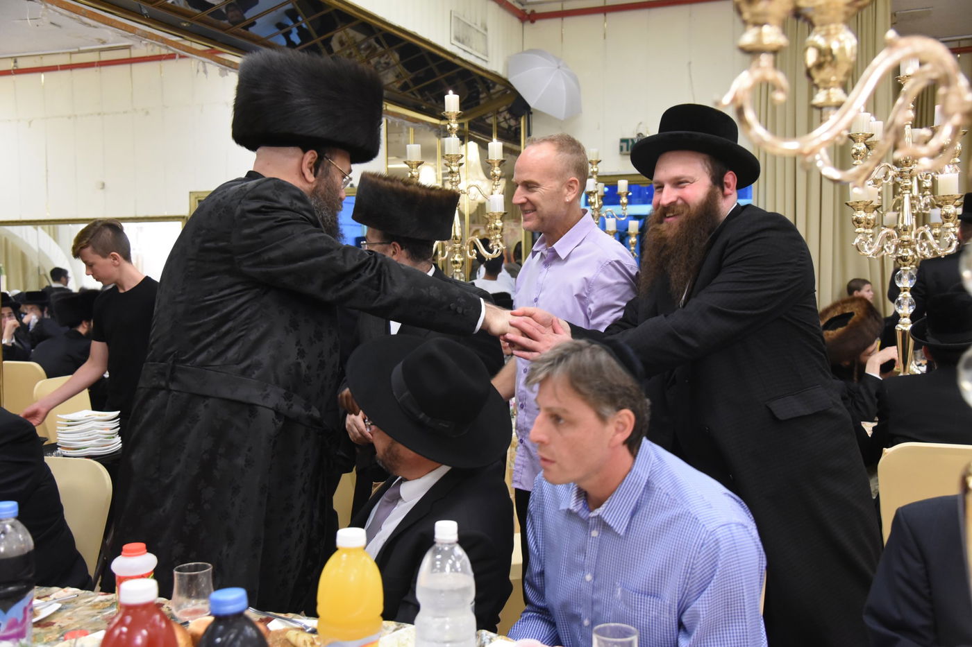 גלריה: חתונת בתו של הרב מרדכי בריסק