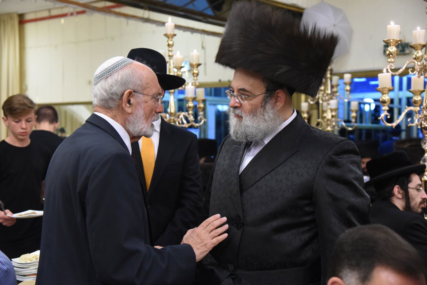 גלריה: חתונת בתו של הרב מרדכי בריסק