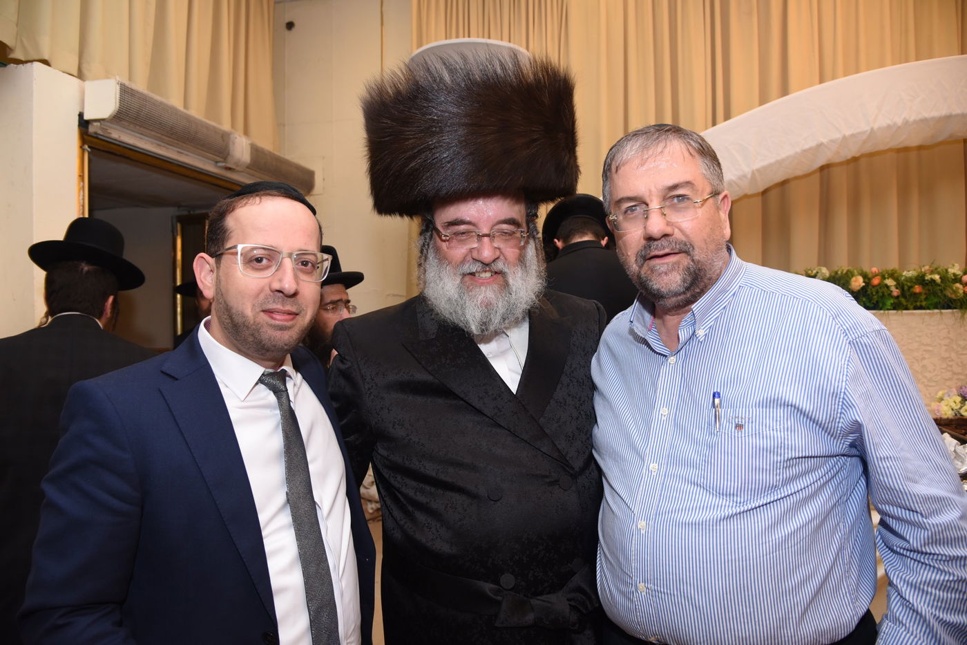 גלריה: חתונת בתו של הרב מרדכי בריסק