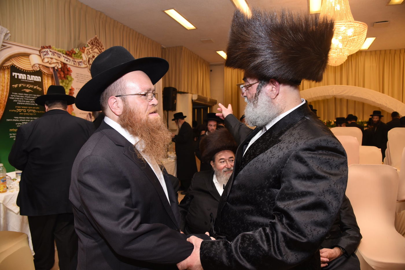 גלריה: חתונת בתו של הרב מרדכי בריסק