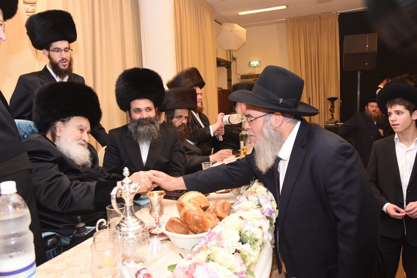 גלריה: חתונת בתו של הרב מרדכי בריסק