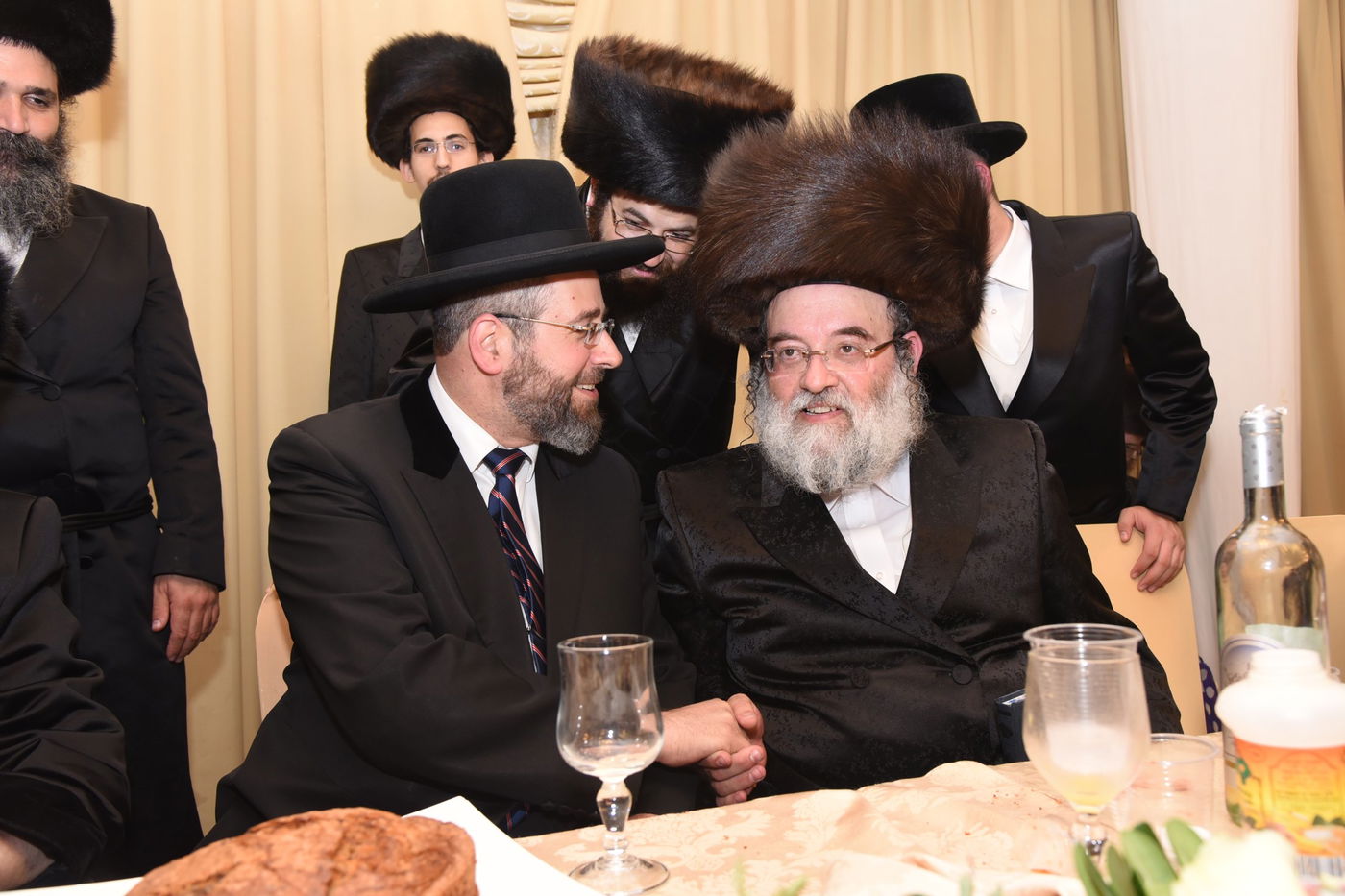 גלריה: חתונת בתו של הרב מרדכי בריסק