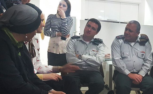 הרמטכ"ל גדי איזנקוט ניחם את האלמנה אדל בניטה