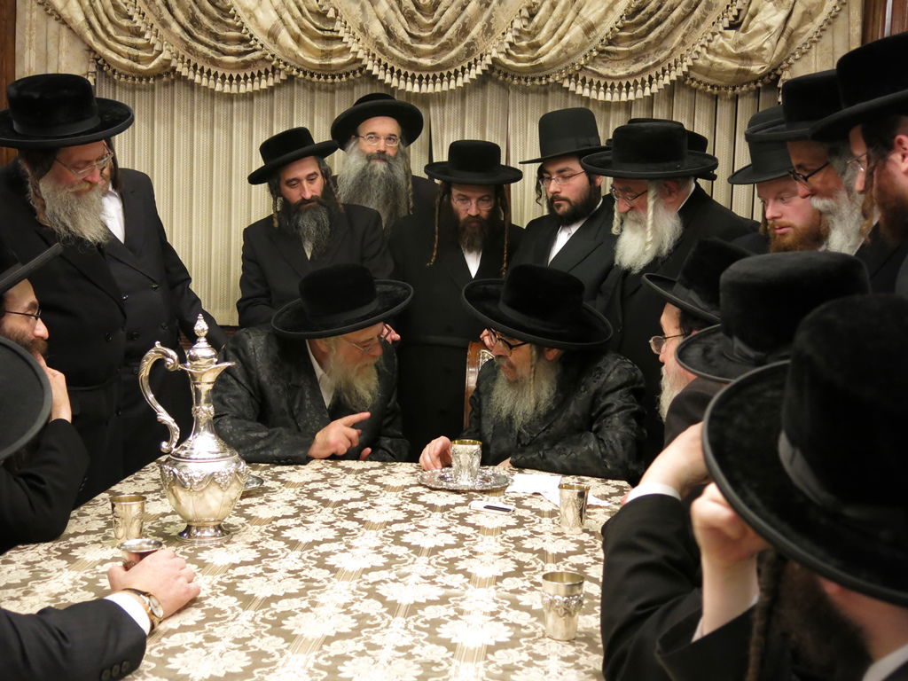 תיעוד: ביקור הגומלין של האדמו"ר מסאטמר אצל האדמו"ר מתולדות אהרן