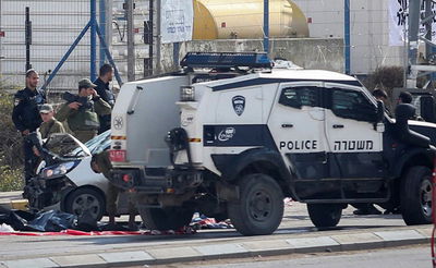 תיעוד: המחבל דורס את האזרחים בטרמפיאדה בצומת תפוח