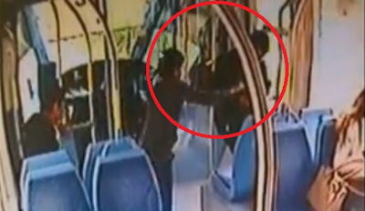 תיעוד דרמטי: רגע הפיגוע ברכבת הקלה