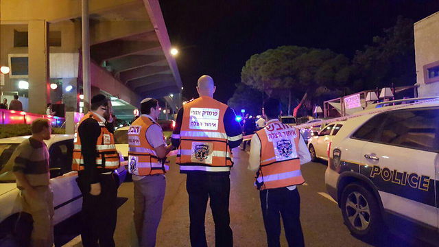 זירת הרצח בחיפה