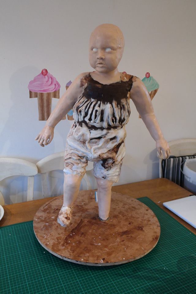 מרשימה ומלחיצה: עוגה בדמות הנסיך ג'ורג'