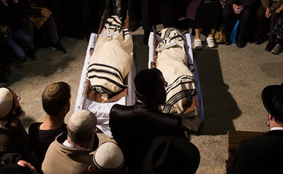 הלוויית האב והבן הי"ד, אמש