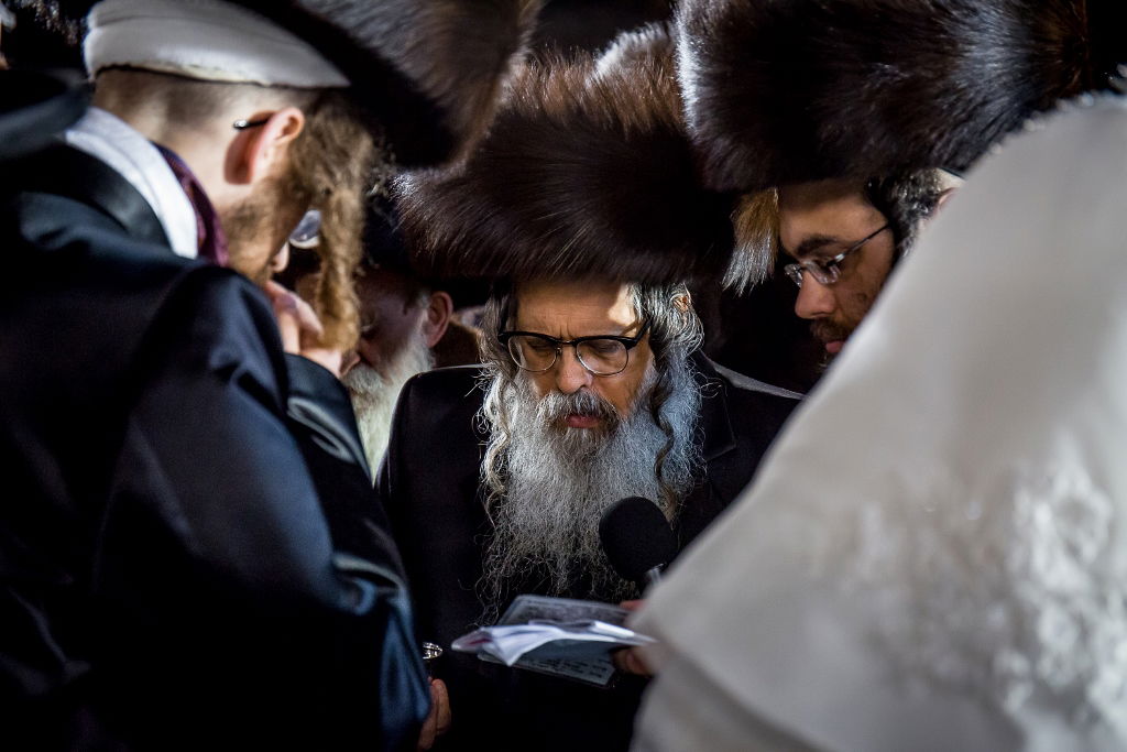 שמחת סאטמר-מונסי • החתונה ושבע ברכות