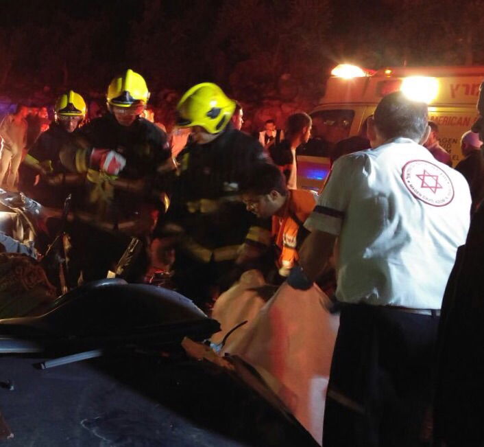 זירת התאונה