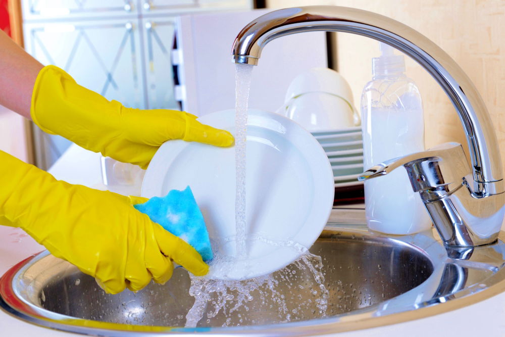 מרגיעה. שטיפת כלים