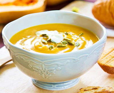 מרק דלורית ותפוחים סמיך ועסיסי