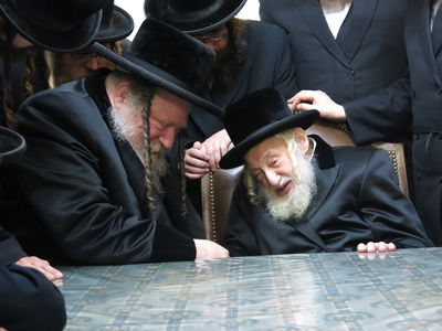 הרבי מפיטסבורג עם הרבי מסקולען