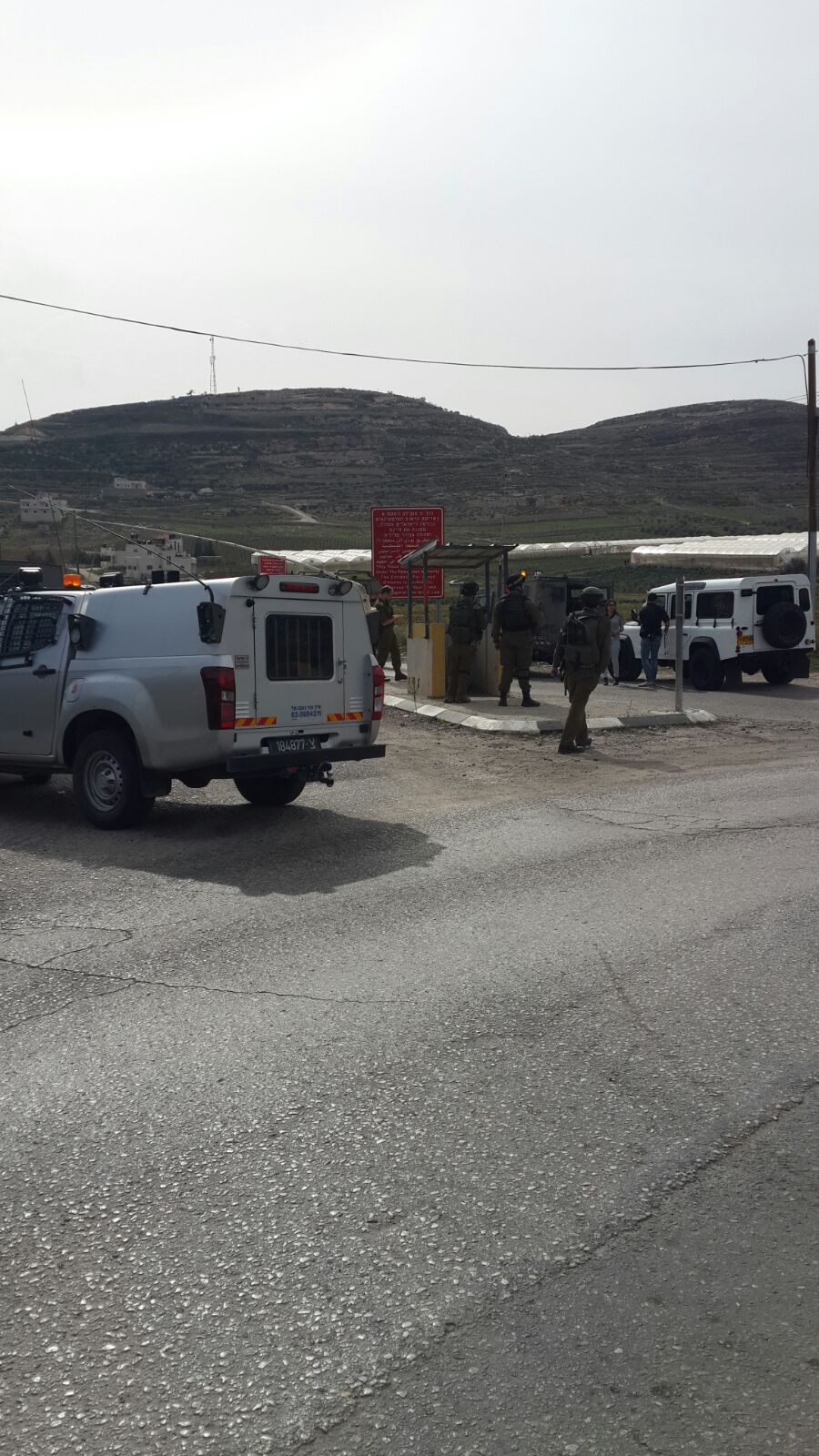 זירת הפיגוע