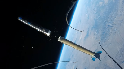 וואו: תיעוד שיגור רקטה לחלל מזווית הטיל. צפו