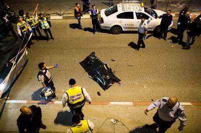 זירת הפיגוע