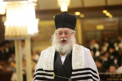 חיים אדלר בבית הכנסת הגדול