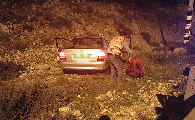 פצוע קשה ופצועה קל מירי של מחבלים סמוך לישוב אבני חפץ