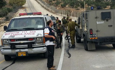 פצוע בינוני-קשה בפיגוע דריסה בשומרון, המחבל נמלט