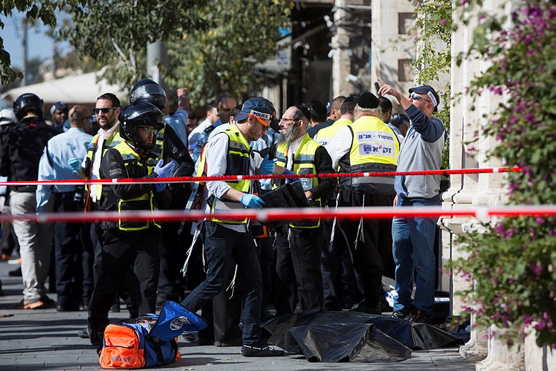 זירת הפיגוע