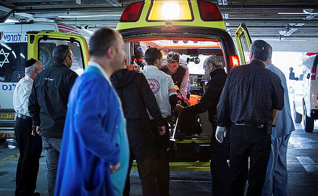 פינוי הפצועים מהפיגוע