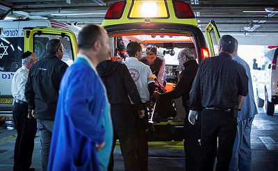 פינוי הפצועים מהפיגוע