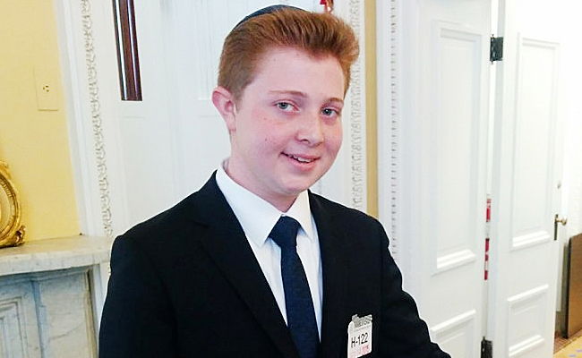 בחור הישיבה פרסם מכתב ציבורי לאובמה ונקרא להרצות בקפיטול