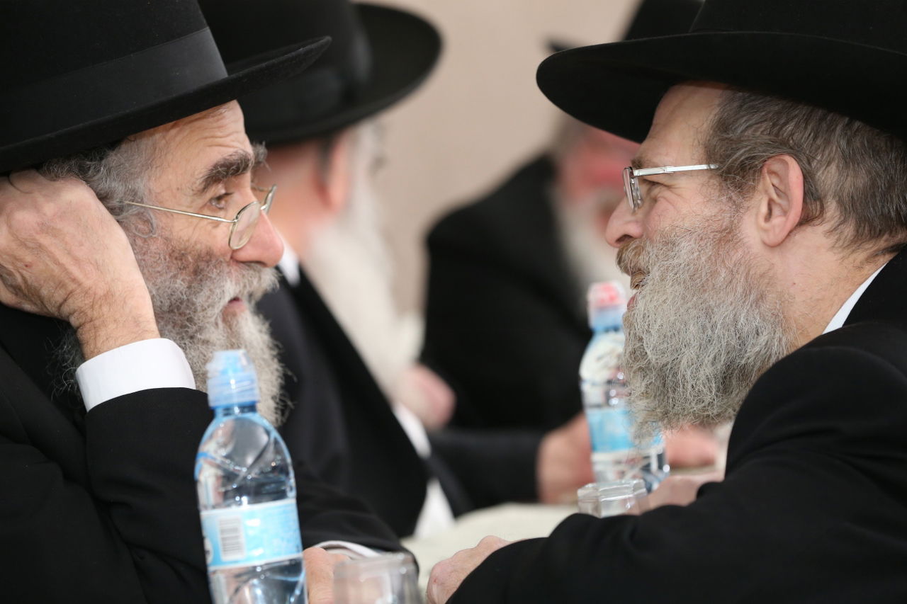 רבני "הפלג הירושלמי" התכנסו נגד חוק הגיוס • סיקור ותיעוד