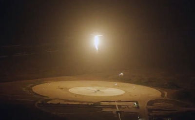 לראשונה: טיל המריא ונחת בחזרה לכדור הארץ