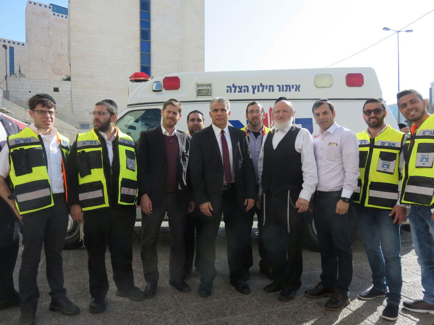 ח"כ יאיר לפיד התארח בזק"א: "מודל לחיים משותפים"