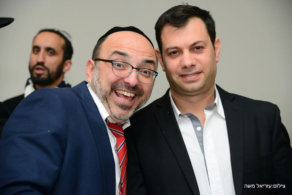 גלריה: התעשייה חגגה בברית לבנו של השדר אלעד כהן